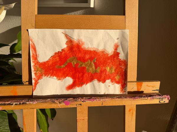 Bildskizze VERKEHRTER FISCH (Unikat)